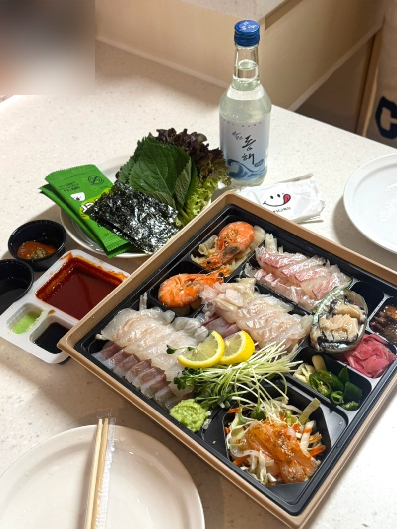 [강릉 ‘피쉬맨대게횟집 경포대본점’] 강릉 경포대 회포장 맛집 모둠회 피쉬맨 회박스 추천