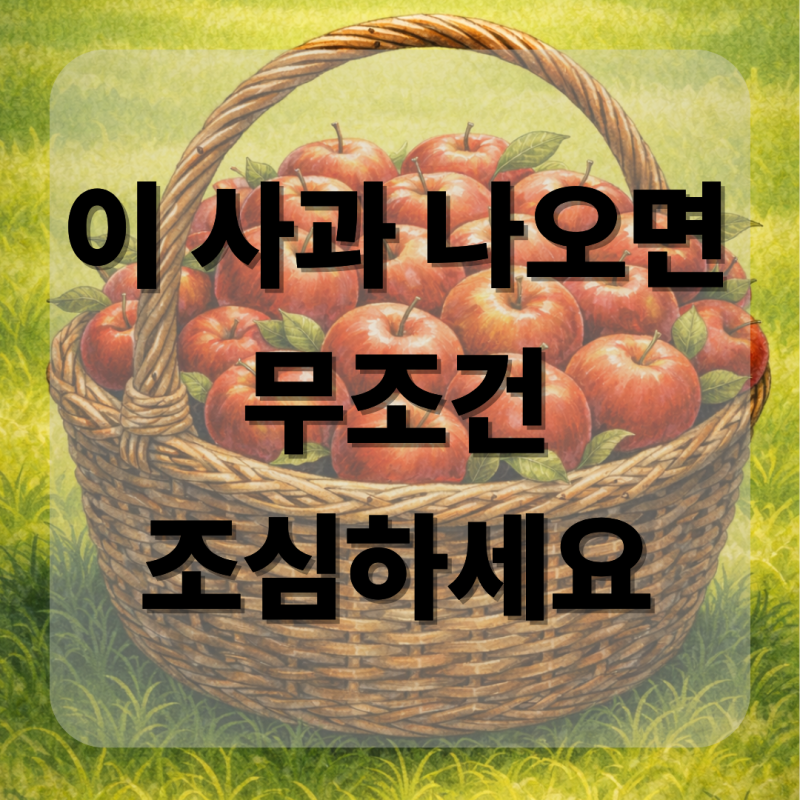 사과 나오는 꿈 해몽 빨간 사과는 대박인데 이건 조심하세요