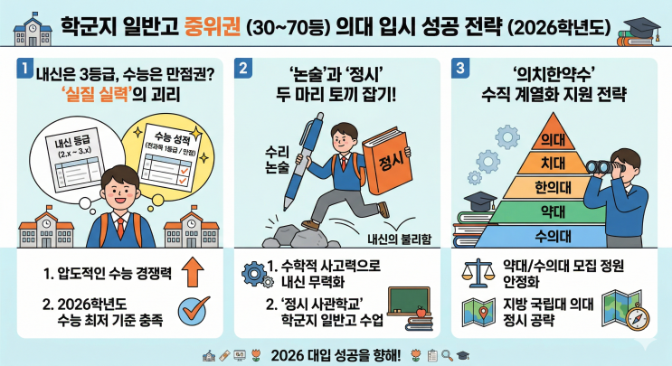  학군지 일반고 30~70등의 비밀: 내신은 '3등급', 실력은 '전국구'?