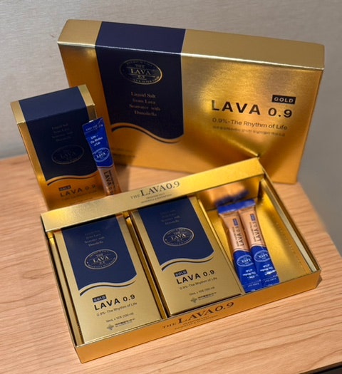  답례품 고민이시죠? 제주용암해수 소금선물세트 LAVA 0.9 두나리엘라 액상소금 추천