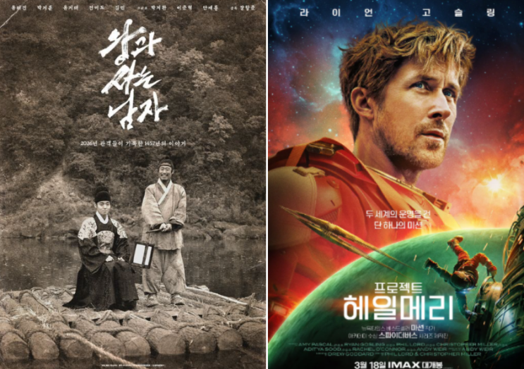  4월 2주 영화 순위 공개 왕사남 1,616만 돌파 임박
