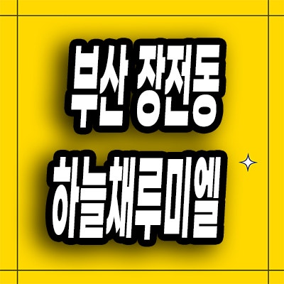  부산 장전동 미분양아파트 금정산 하늘채 루미엘 분양가