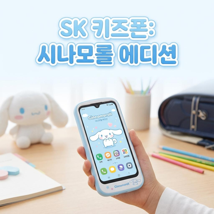  SK 키즈폰 추천 초등학생 시나모롤폰 기능 혜택 정리
