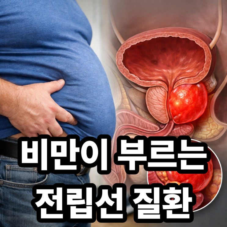  전립선과 비만의 관계, 왜 위험할까? (남성 건강 핵심 정리)