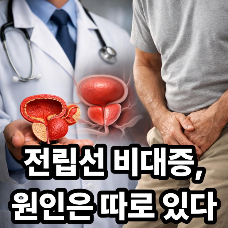  전립선 비대증 생기는 진짜 원인, 단순 노화가 아닌 이유