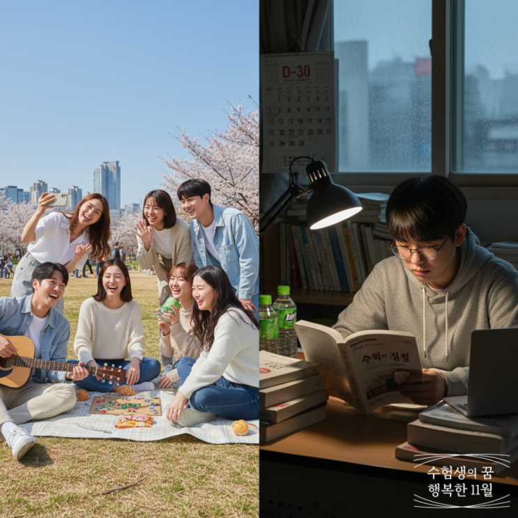  고3 재학생 수험생에게 필요한 것은 주말 학습 시간 확보를 위한 절제와 통제입니다