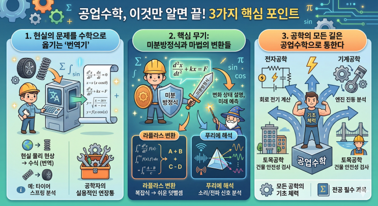  공대생들의 '통곡의 벽' 공업수학? 알고 보면 세상을 움직이는 마법의 주문!