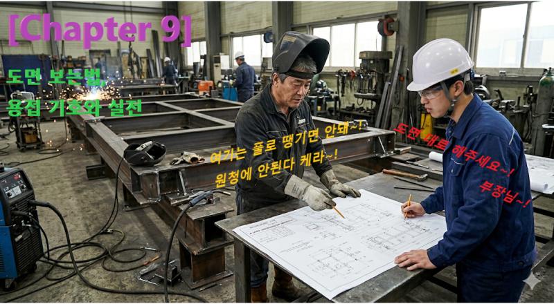 Ch.9 도면 읽는 법, 용접 기호와 실전 해석