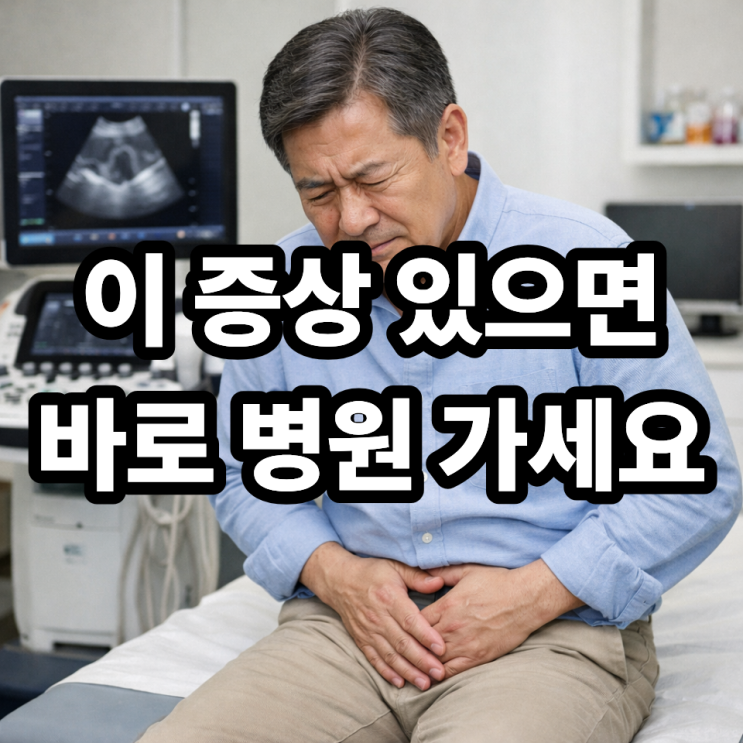  전립선 문제로 병원 가야 하는 기준, 꼭 확인해야 할 증상 정리