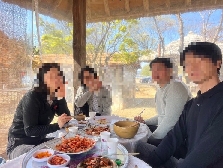  상주 주막 봄에 여행하기 좋은 경천섬 유채꽃 현지인추천 밥집