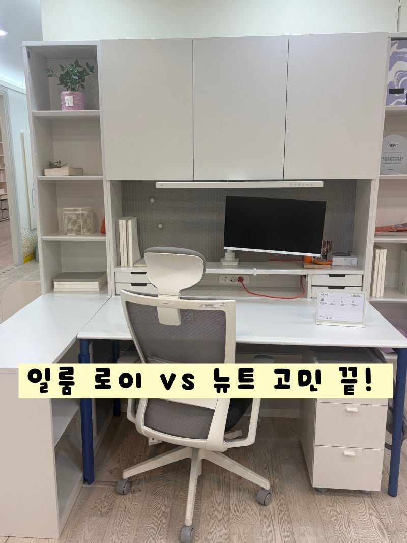 초등 고학년 책상 추천｜일룸 로이·뉴트·멘디 vs 데스커 가격 비교 (실물 보고 선택한 기준)