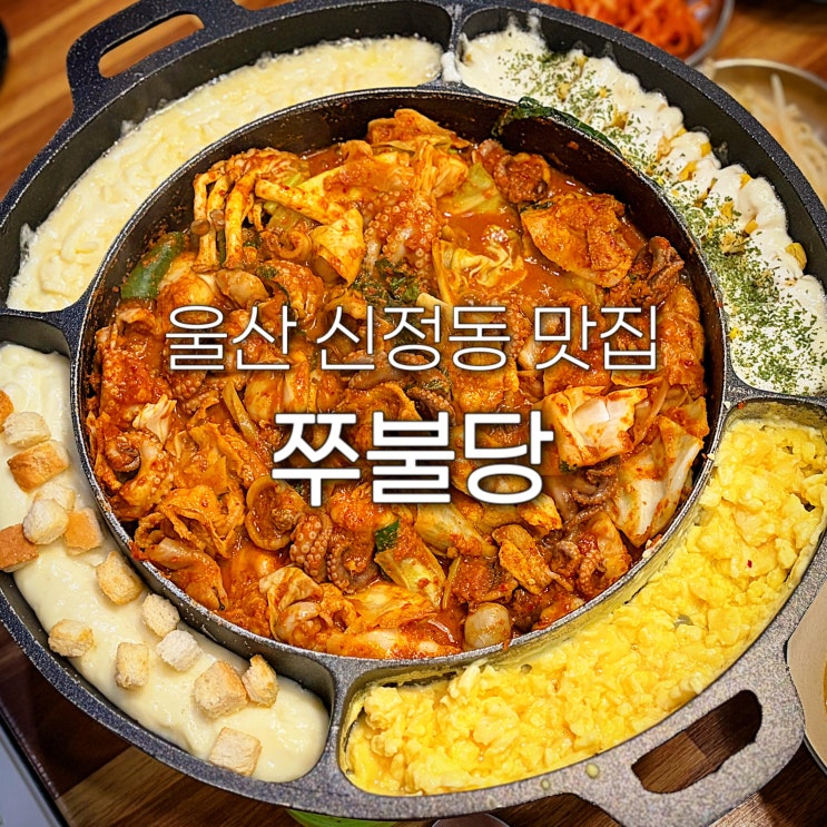  울산 신정동 맛집 쭈불당 남구 시청 점심 밥집 쭈꾸미 한식 공업탑 근처 저녁 외식장소 추천
