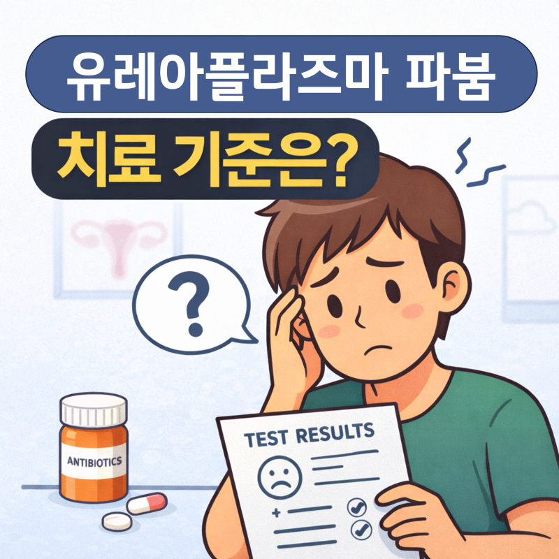 유레아플라즈마 파붐 성병인가요 치료해야 할 기준 딱 정리