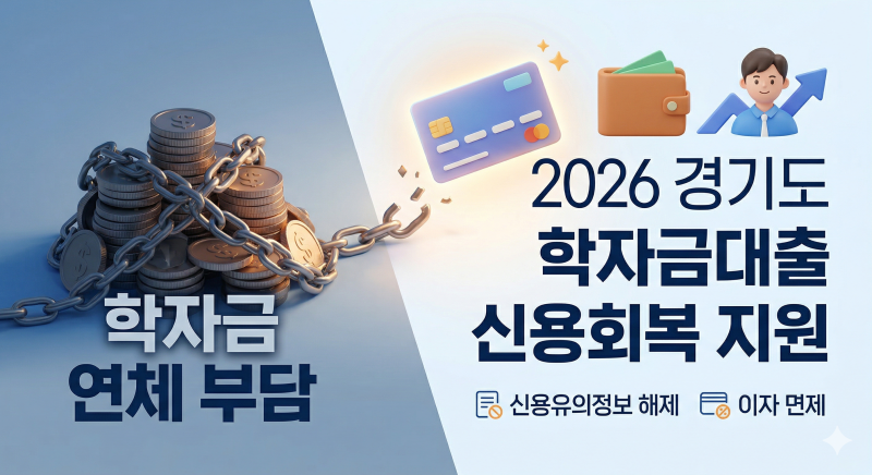 2026 경기도 학자금대출 신용회복 지원 신청방법 및 혜택 완벽 가이드