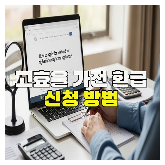  고효율 가전 환급 신청 방법 핵심정리