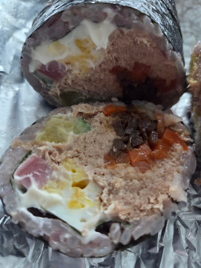 경희대 경희의료원 맛집 속재료 꽉찬 김밥 푸른하늘