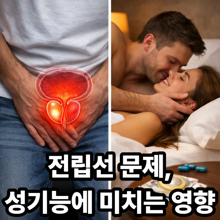  전립선 이상이 성기능에 미치는 영향, 꼭 알아야 할 변화들