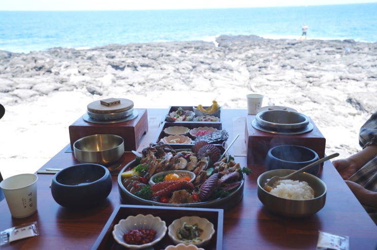  제주 해물장 애월맛집 미포집 제주 애월점 부산 50년 전통, 오션뷰까지 더해진 한상