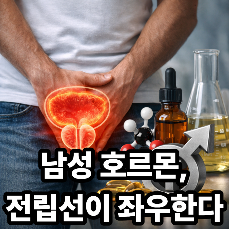  전립선 건강과 남성 호르몬 관계, 테스토스테론이 미치는 영향