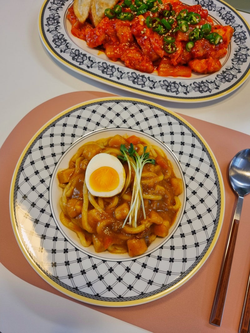 오뚜기 3분 짜장&카레로 근사한 한 끼 차리기~!!