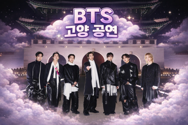 BTS WORLD TOUR ‘ARIRANG’ ✨ 高陽全体がお祭りムード！ ️高陽総合運動場メインスタジアム ️ 期間：2026年4月開催