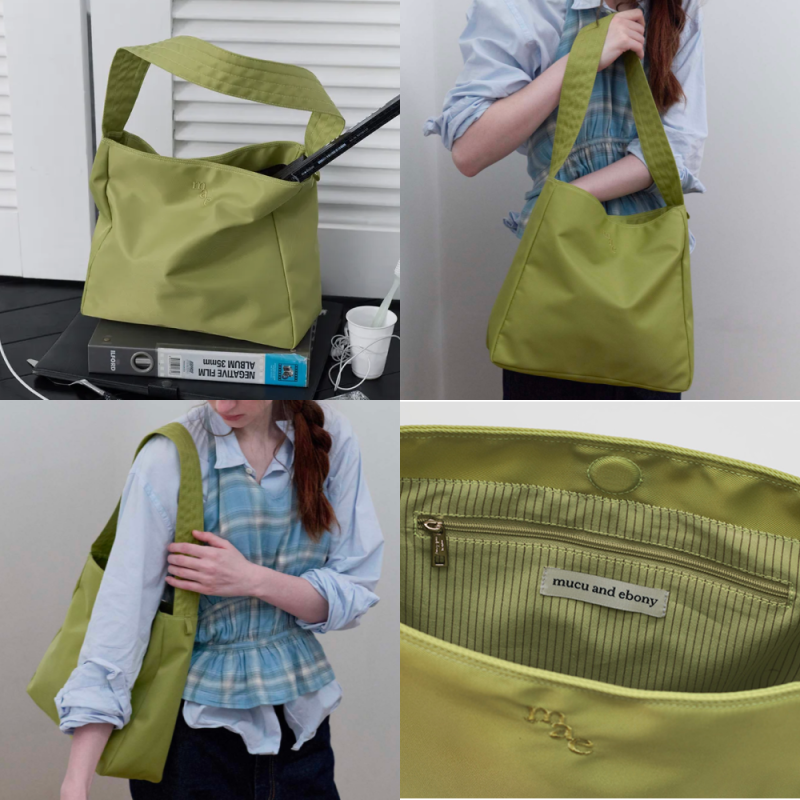 봄 코디 포인트 가방 추천! 29CM 단독 무쿠앤에보니 컴피백 숄더백 올리브