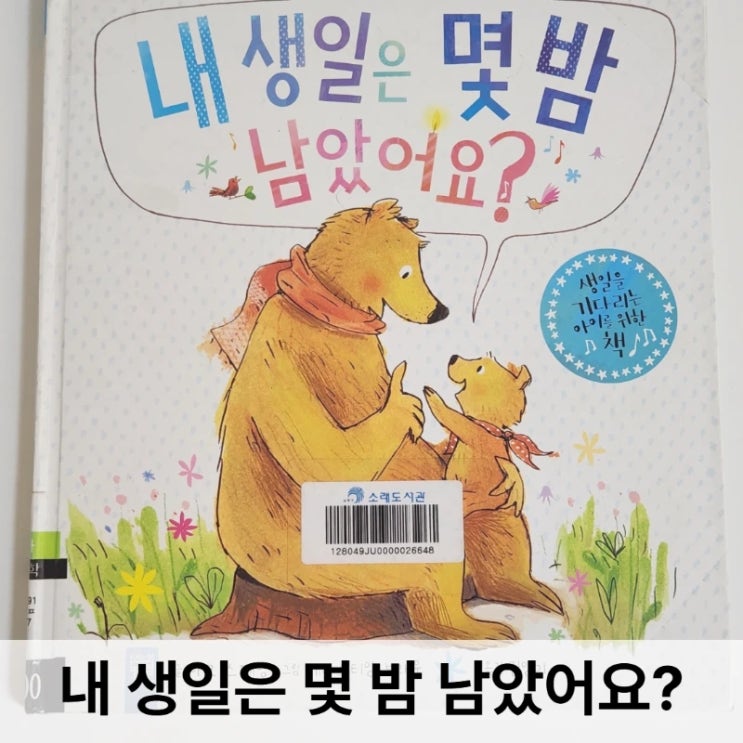  내 생일은 몇 밤 남았어요? 그림책 리뷰