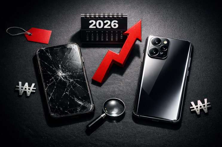  2026년 스마트폰 가격 전망 : 지금 바꾸면 손해일까
