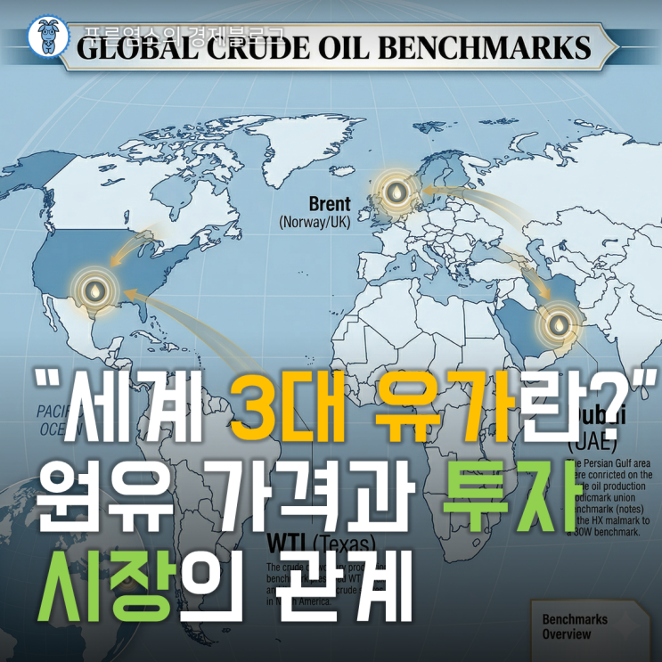  경제 상식, "세계 3대 국제 유가란?" 원유 가격과 투자 시장의 관계