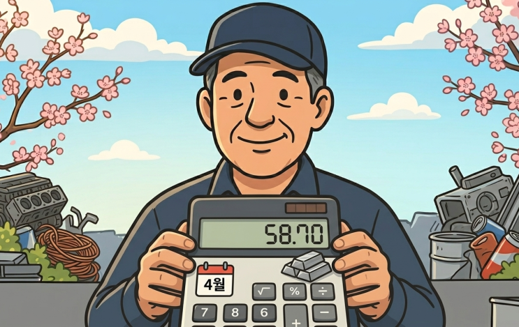 이번주 (2026년 4월 13일) 오늘 고철시세·고물시세·폐동시세, 당일 정리 전 꼭 살펴보세요 <양평고물상 명성철재>