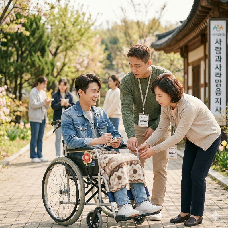 장애인 활동지원사 자격 취득 방법 및 과정(사람과사람 맑음지사)