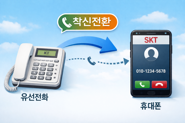  유선전화 CID(발신자번호표시) 서비스 해지해도 착신전환된 휴대폰에는 발신자 표시됨
