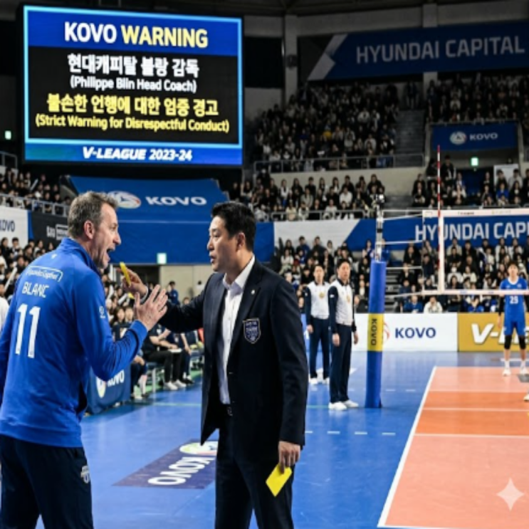  블랑 감독에 대한 불필요한 언행 엄중 경고!! KOVO가 잘못해놓고 오히려 피해자에게 경고라니!! 그것도 챔프전 마지막 5차전 하루 전날..역시 KOVO답다!!