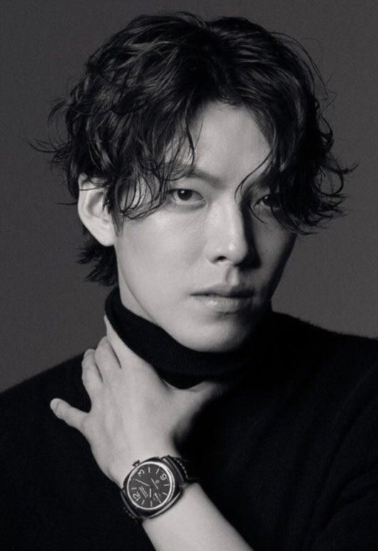 김우빈 장발 빈티지 펌, 꾸안꾸 남자 머리의 정석 스타일분석