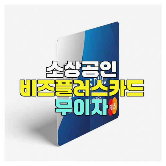  소상공인 비즈플러스카드 무이자 활용 정리