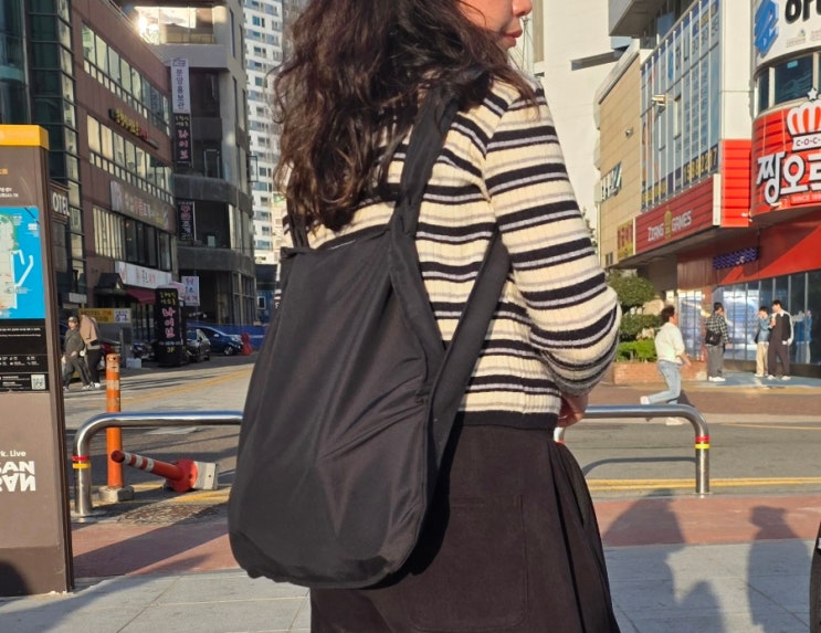  육아맘 데일리백 가볍고 튼튼한 장바구니 겸용 가방 후기