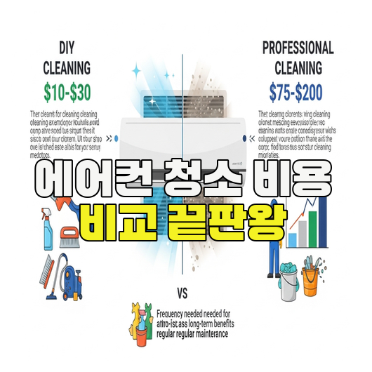  에어컨 청소 금액 비교 핵심 정리