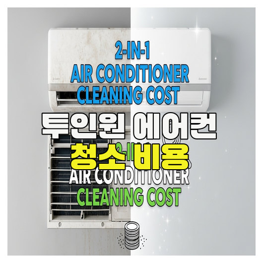  투인원 에어컨 청소 비용 핵심 정리