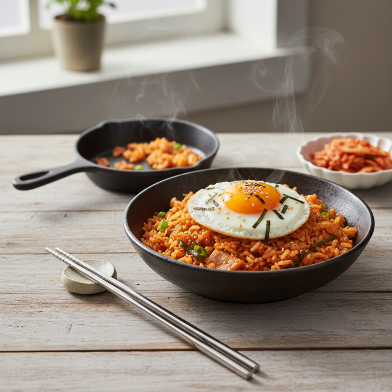 쉽고 맛있는 김치볶음밥 황금 레시피! 10분 완성 비법 공개