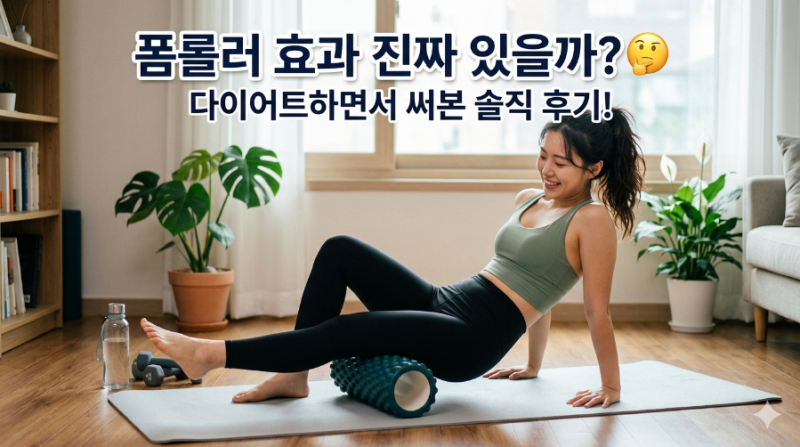 폼롤러 효과 진짜 있을까? 다이어트하면서 써본 솔직 후기