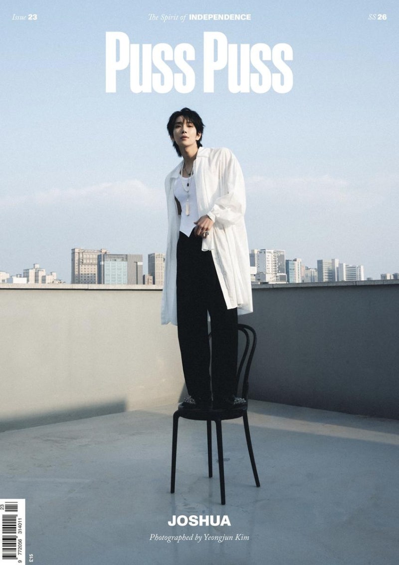 “표지 동시 장식했다”…세븐틴 조슈아, 英·中 패션계 사로잡은 고급 비주얼