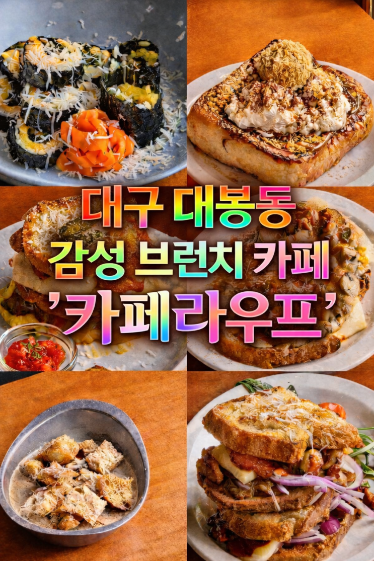  대구 대봉동 브런치 카페 추천 '카페라우프' 분위기 좋은 맛집 후기