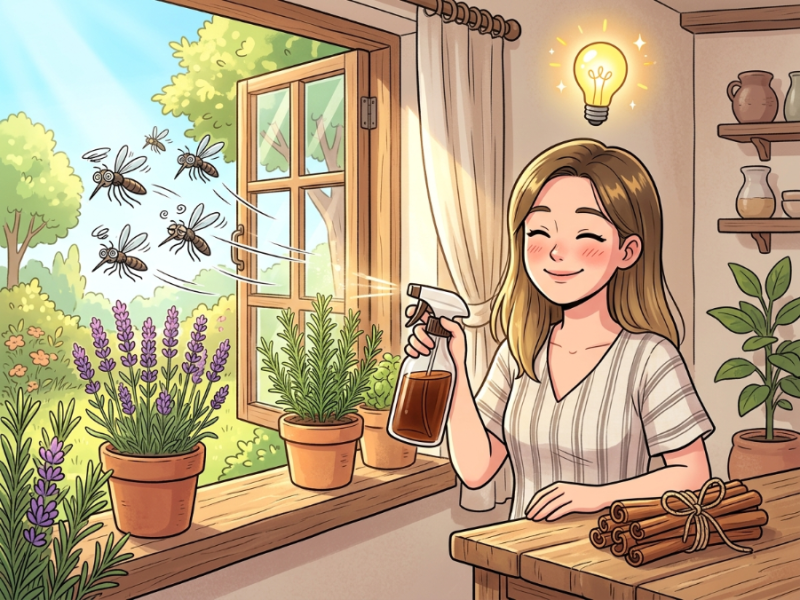모기 퇴치법 100% 성공! 계피 스프레이 제작 및 천연 식물 배치 팁