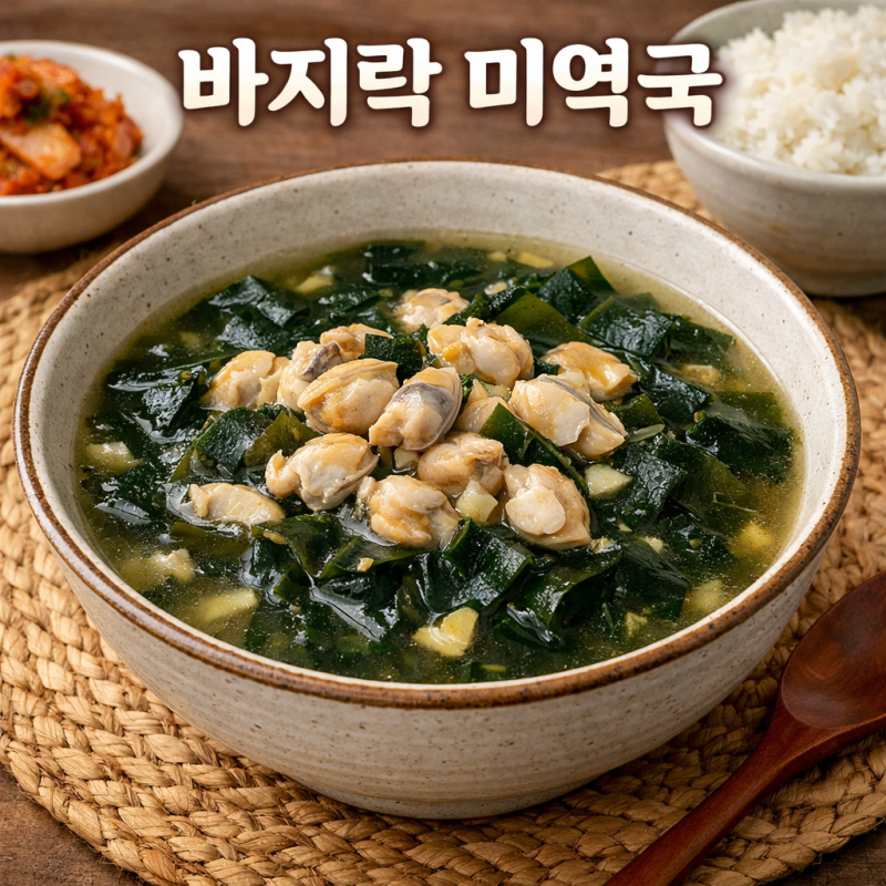 냉동 바지락살 요리법 BEST 4