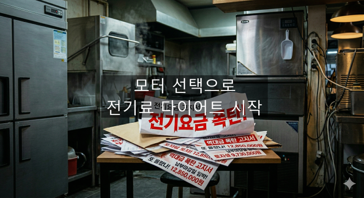  매월 고정비용 전기료를 절감할수 있는 좋은 모터 선택 방법~