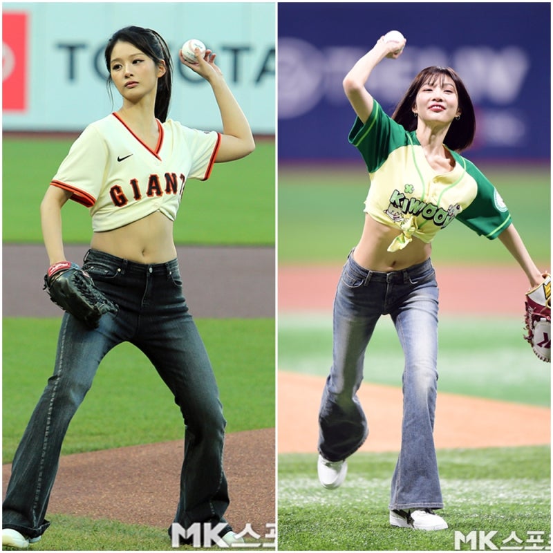 똑같아서 난리난 설윤 vs 조이 크롭티 시구패션 승자는?
