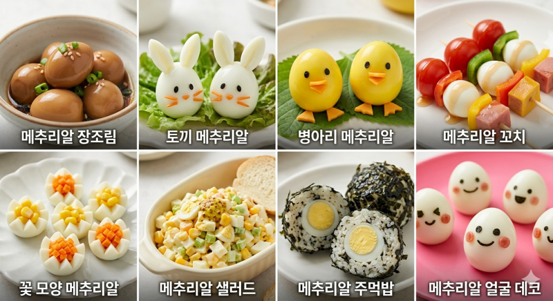 메추리알 요리 8가지 추천! 어린이집 유치원 도시락 귀엽게 만드는 방법