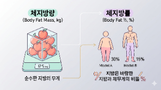  체지방량 체지방률 차이