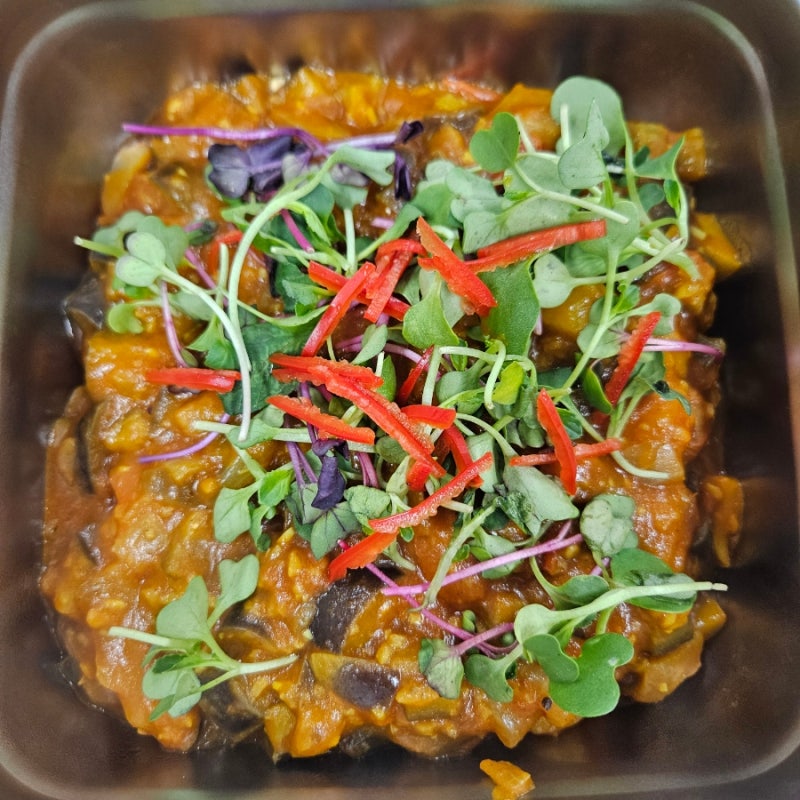 채식카레:가지.토마토 카레