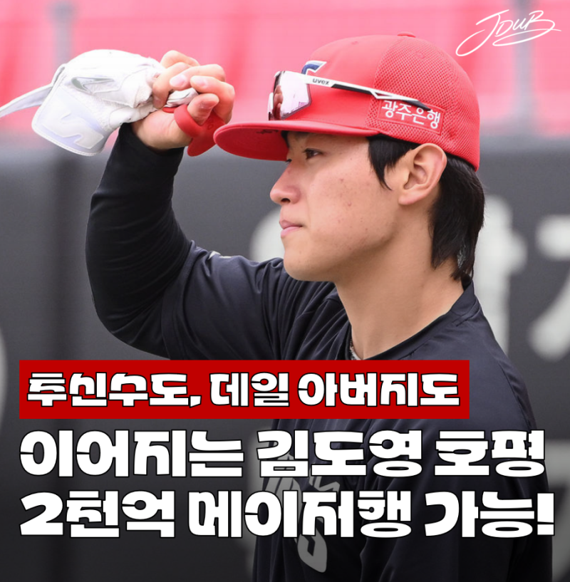 "2천억 진짜 가능" 기아 김도영의 커져가는 메이저 진출 가능성? 추신수, 데일 아버지도 호평!